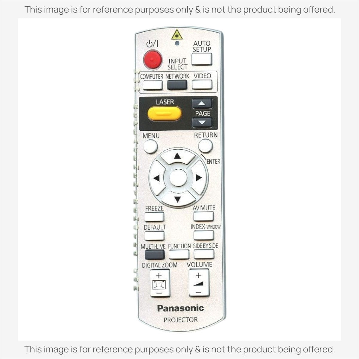 Panasonic N2QAYB000367 Projector Remote Control