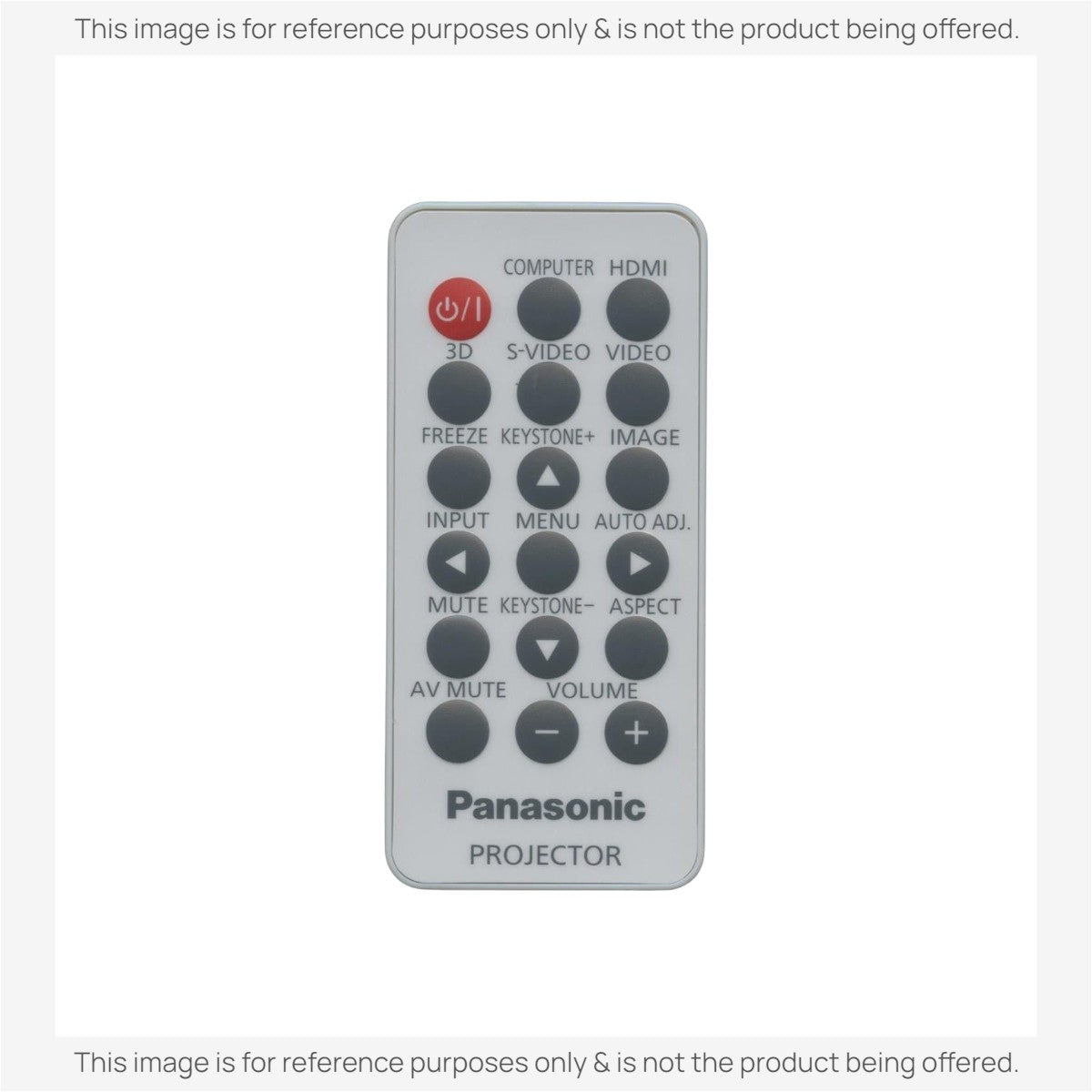 Panasonic H458SZ01G001 Projector Remote Control