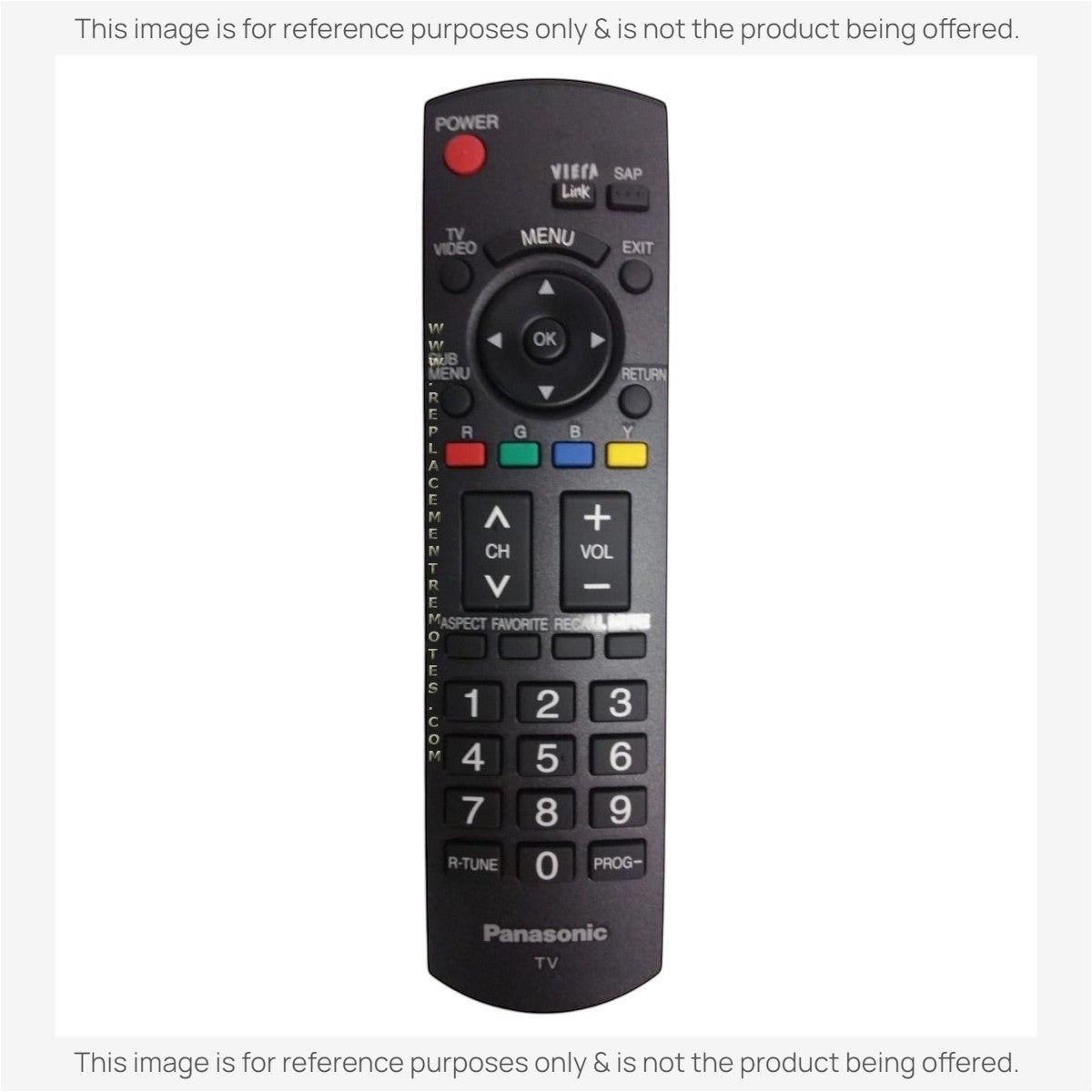 Panasonic N2QAYB000104 TV Remote Control