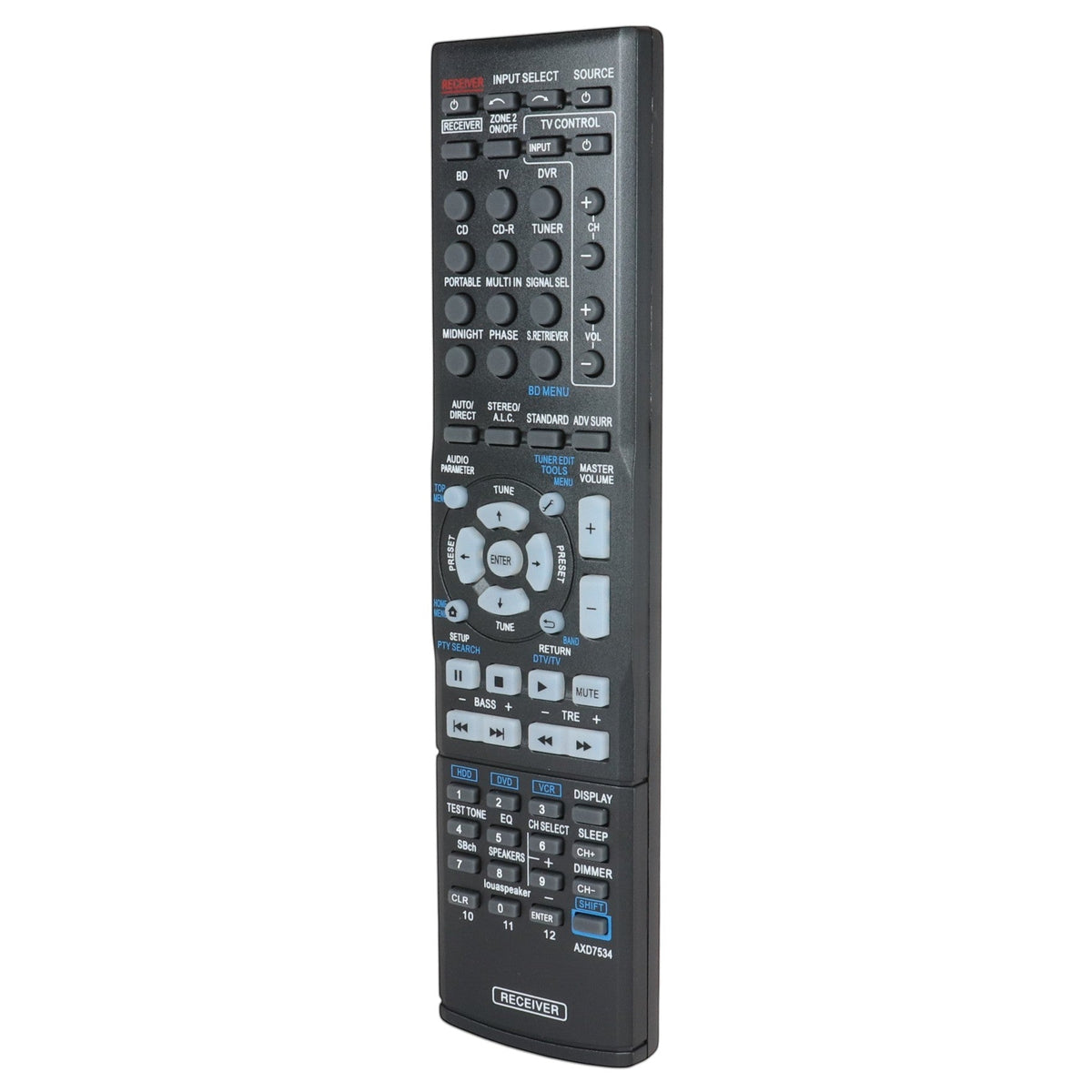 Pioneer AXD7583 Receiver Remote Control