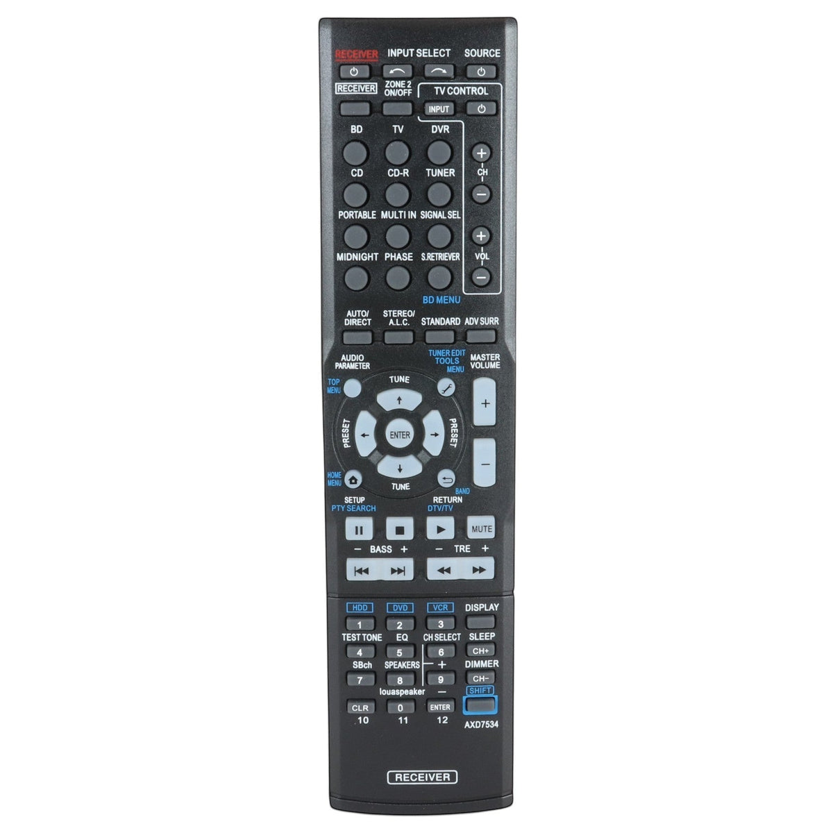 Pioneer AXD7691 Receiver Remote Control