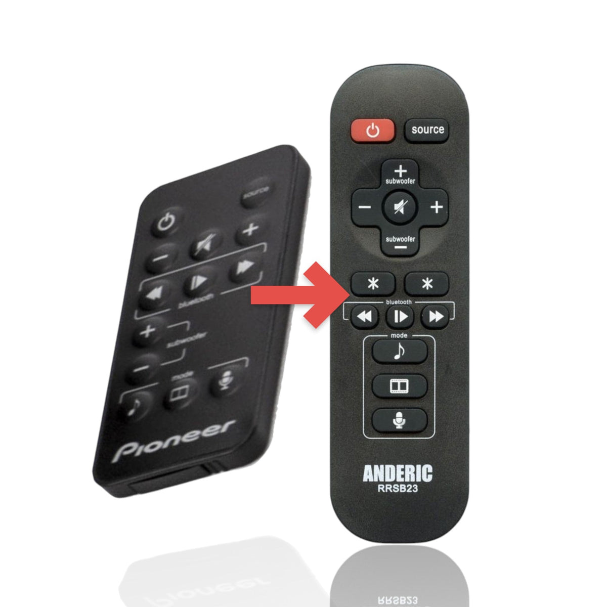 Pioneer 474SPSB031RH Audio Remote Control