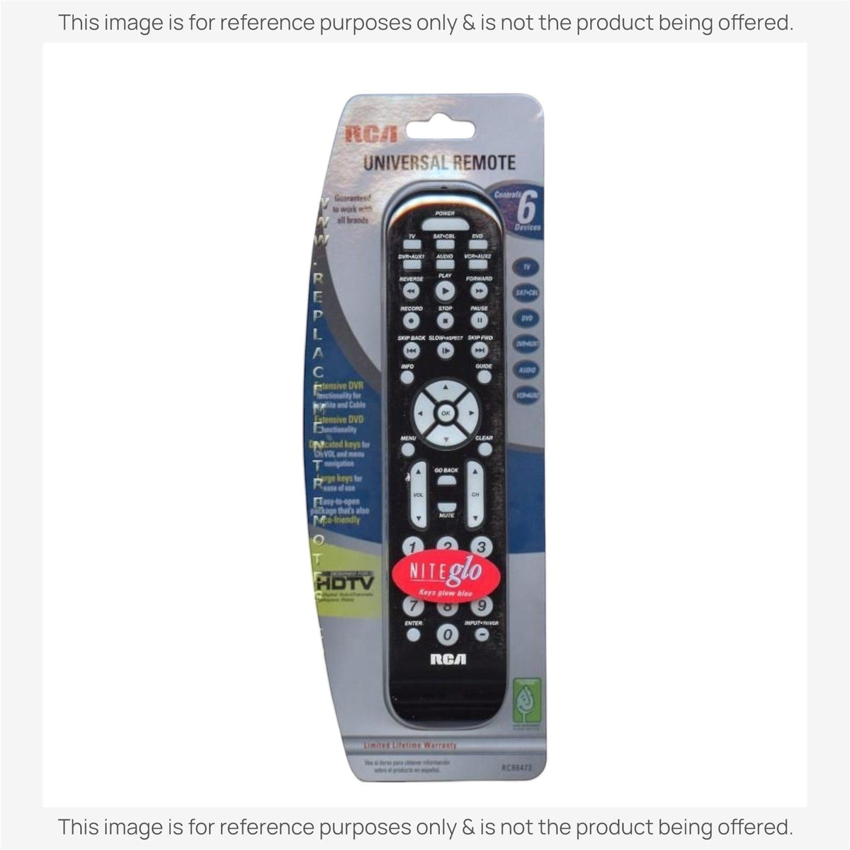 RCA RCR6473 Advanced Universal Remote Control