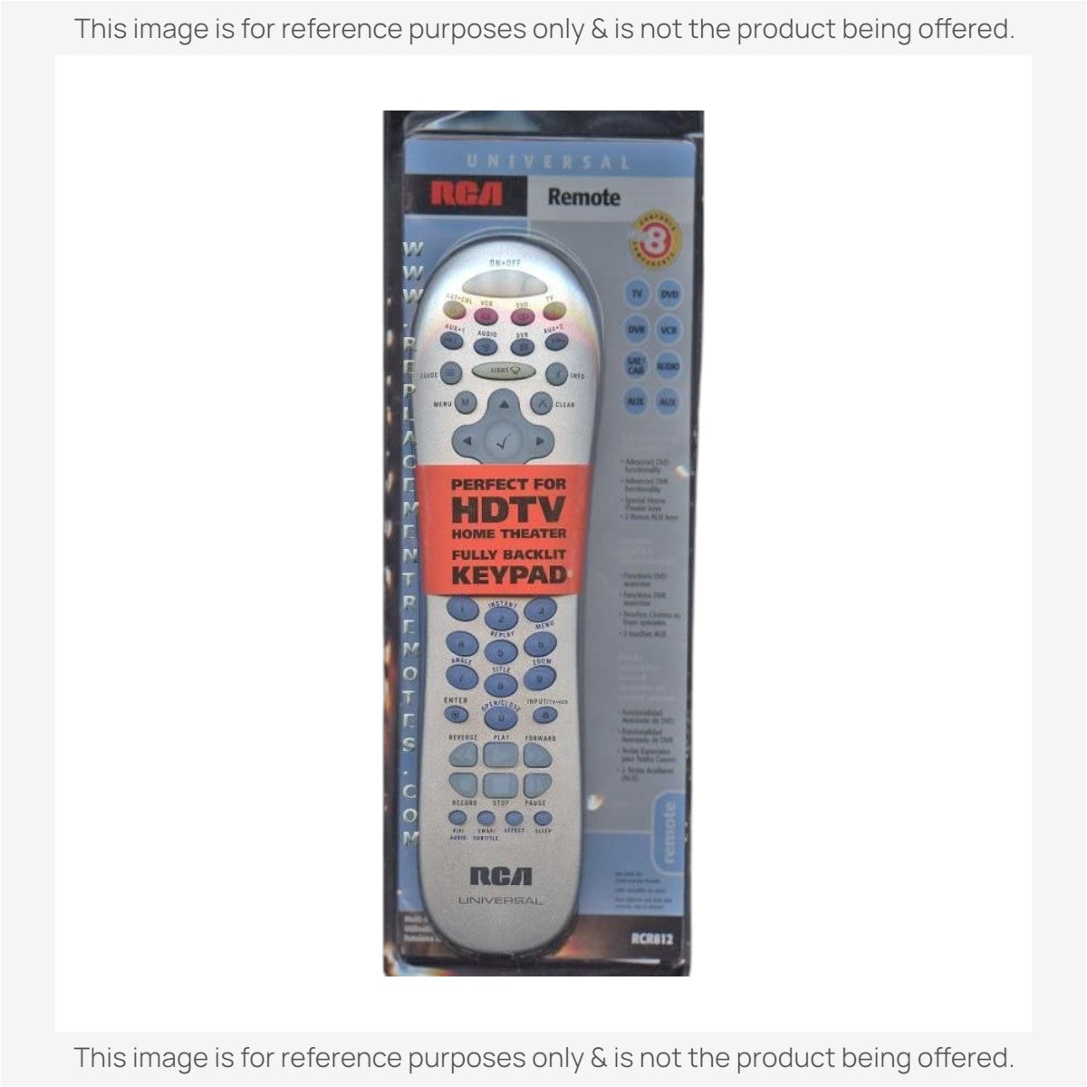 RCA RCR812 Advanced Universal Remote Control