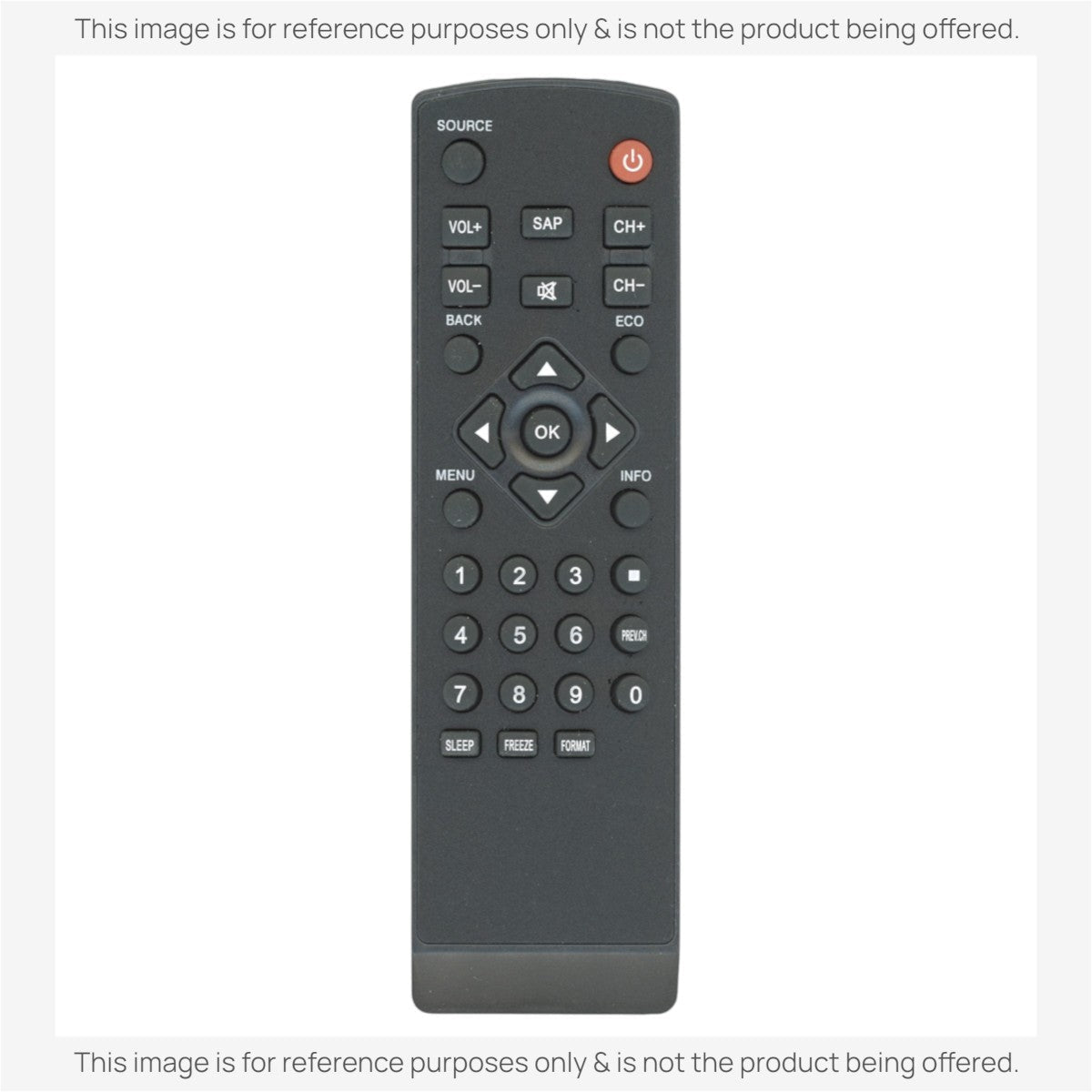 Anderic NH000UD For Sylvania TV Remote Control