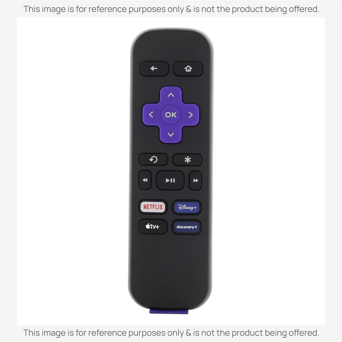 Roku RC-ALIR EXPRESS Streaming Remote Control | Netflix | Disney+ | Apple TV+ | Discovery+ - 3226001237
