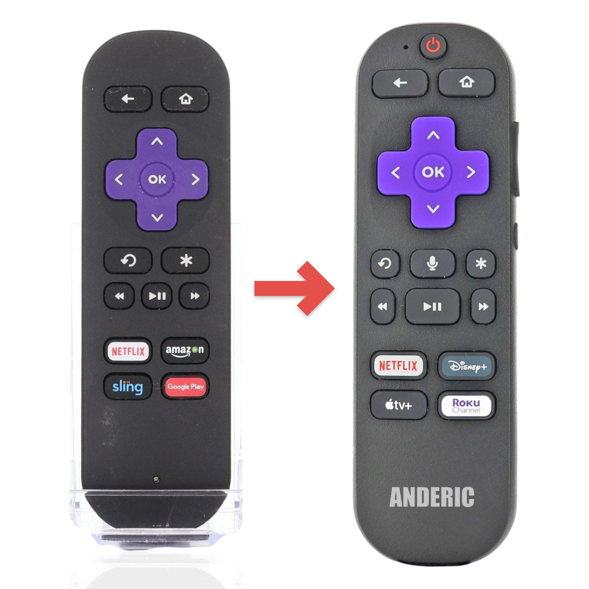 Roku RC80 STICK Streaming Remote Control