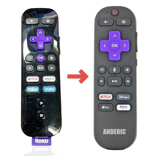 Roku RC36 Streaming Remote Control | RF | Headphones | A/B | Netflix | Amazon | rdio | vudu - 3226000107