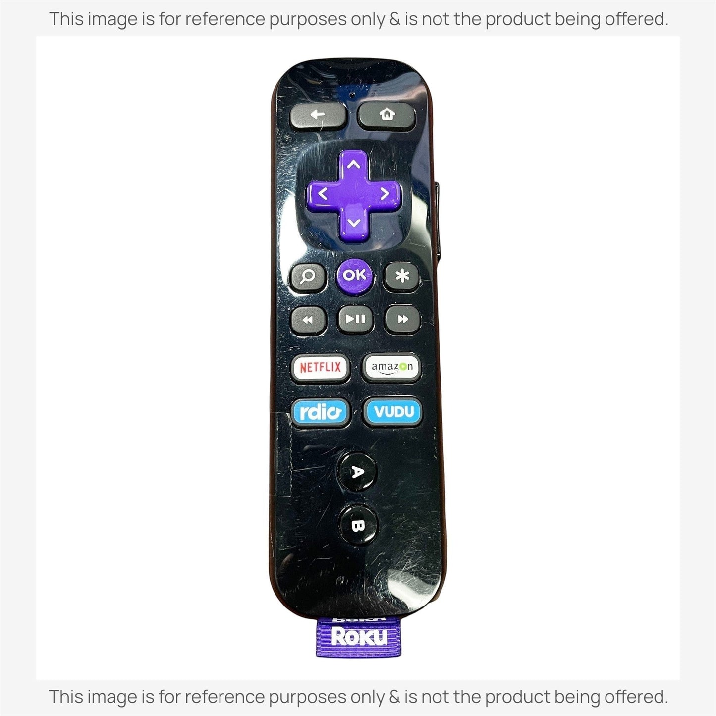 Roku RC36 Streaming Remote Control | RF | Headphones | A/B | Netflix | Amazon | rdio | vudu - 3226000107