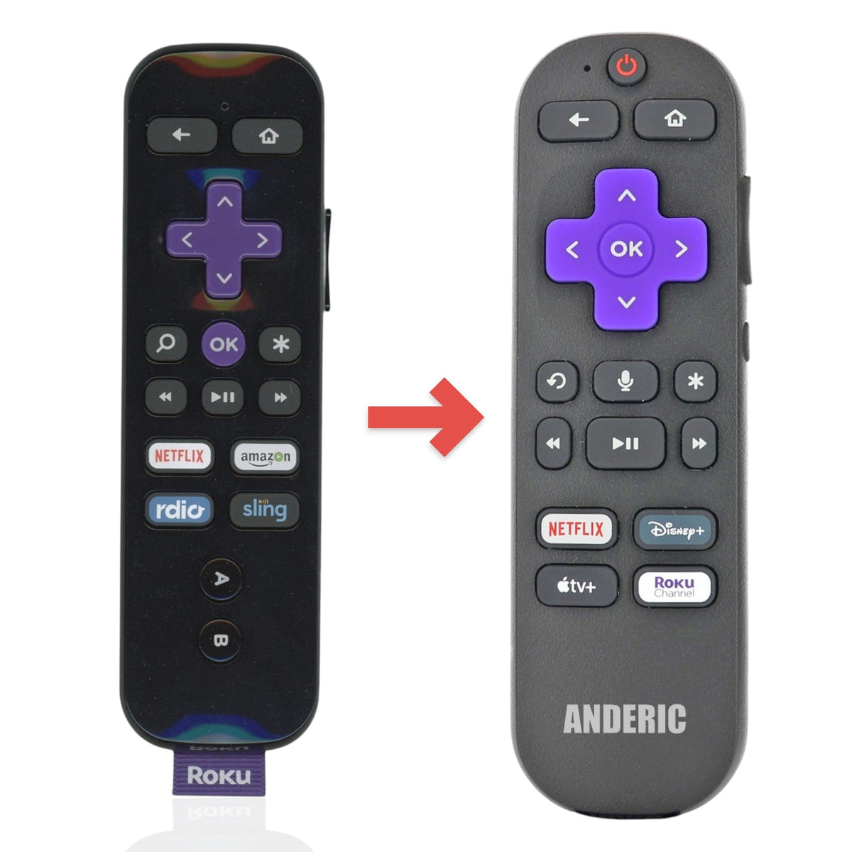 Roku RCTR2 RF Streaming Remote Control - 3226000146