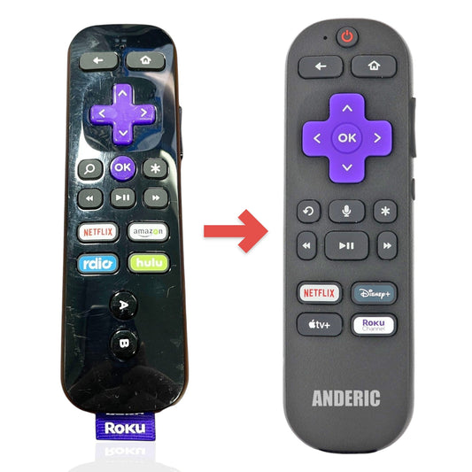 Roku RC35 Streaming Remote Control | RF | A/B | Headphones | Netflix | Amazon | rdio | Hulu - 3226000106