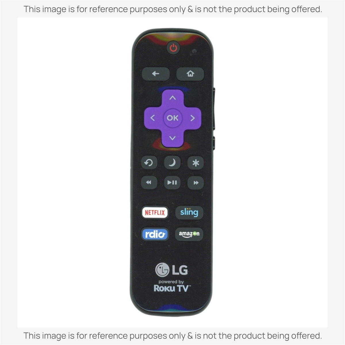LG LF-RCRUS-16 ROKU TV Remote Control | Netflix | Sling | Rdio | Amazon - 398GR10BELG00U