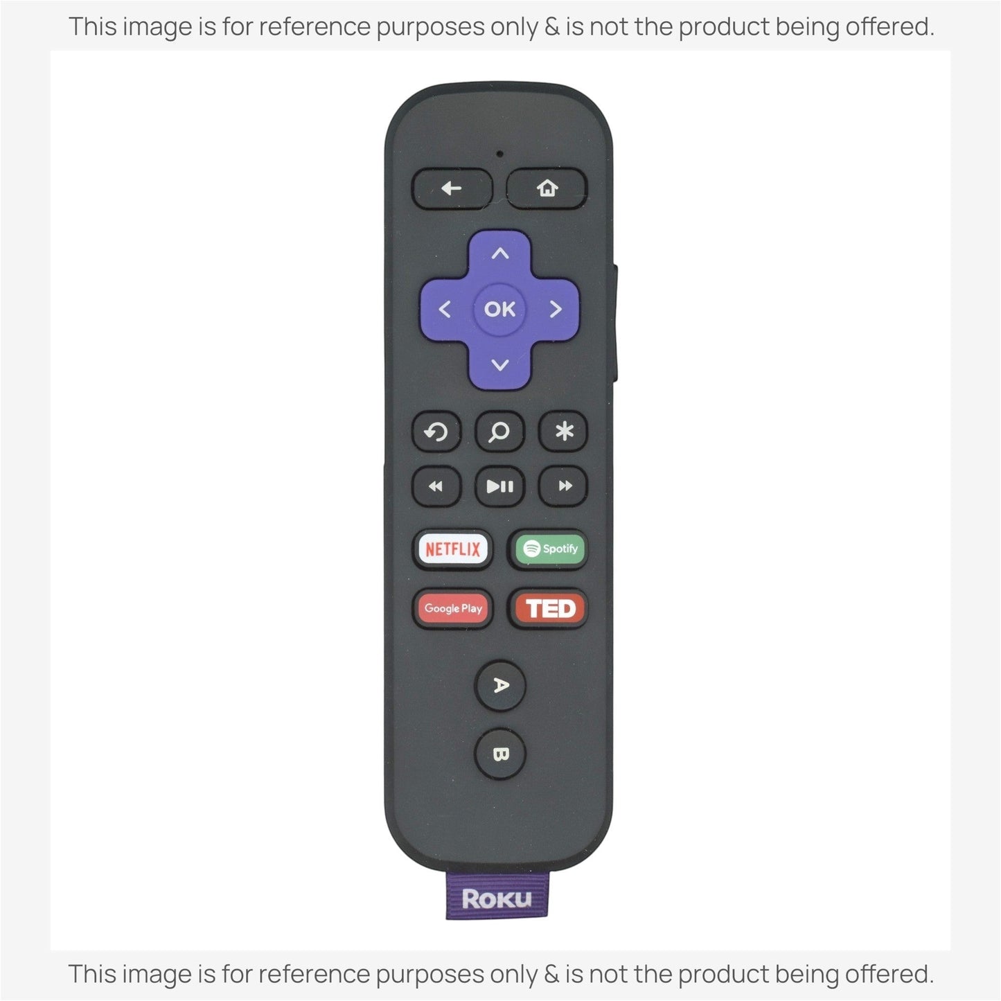 Roku RCGR4 RF Game/Voice/headphone Streaming Remote Control - 3226000207