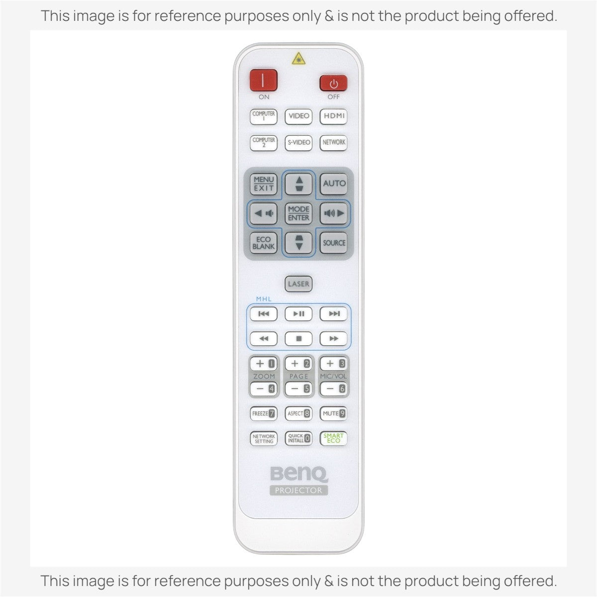 BenQ 1051A-5986 Projector Remote Control