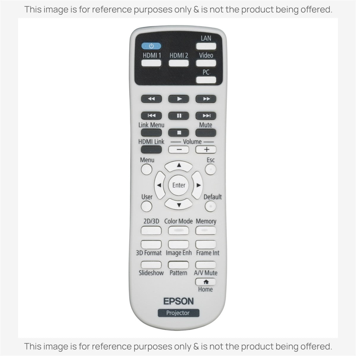 Epson 165025100 Projector Remote Control