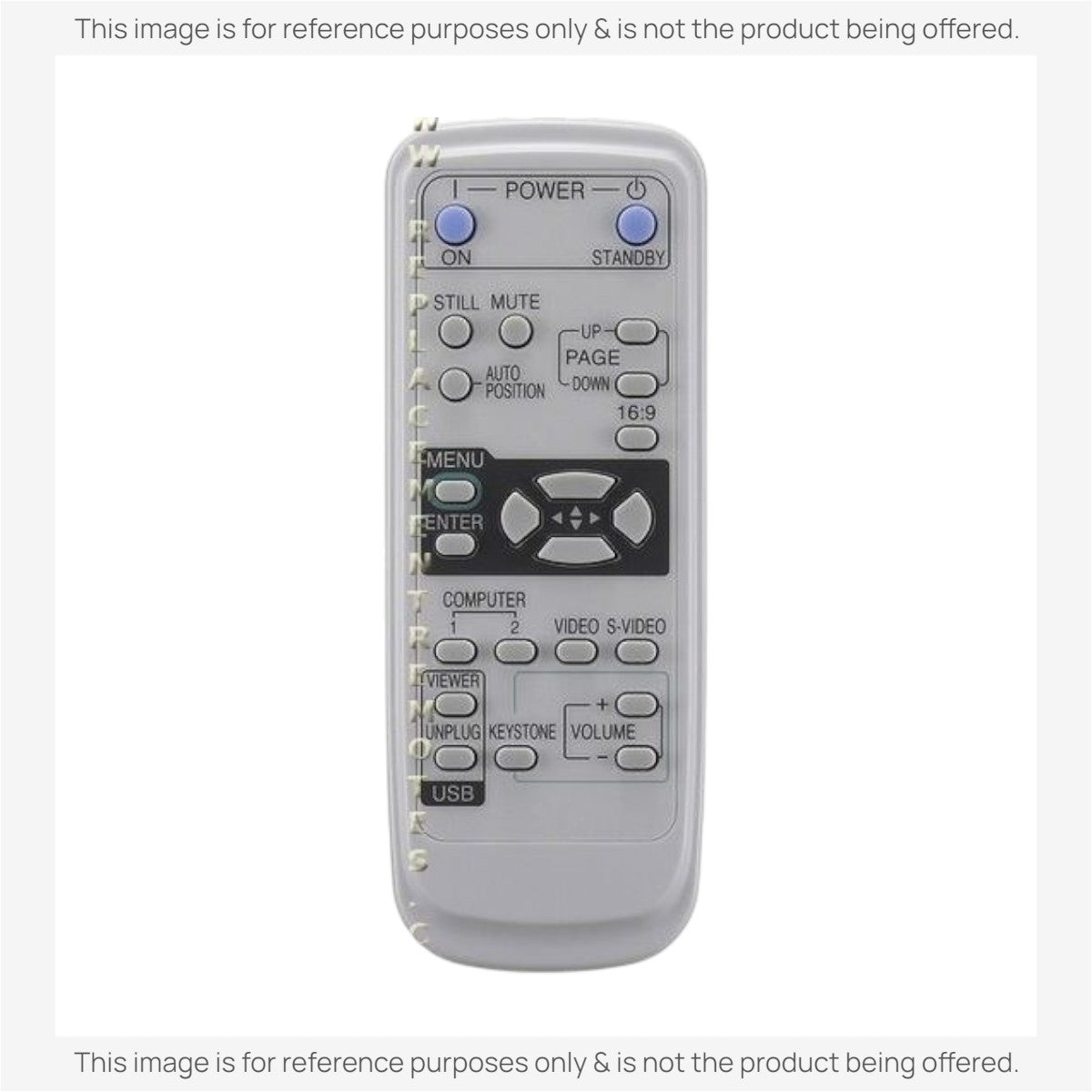 Mitsubishi XD430REM Projector Remote Control