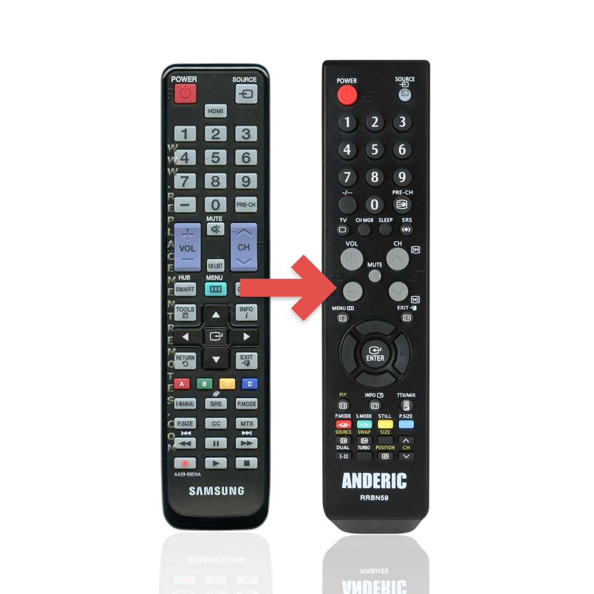 Samsung AA59-00511A TV Remote Control - AA5900511A