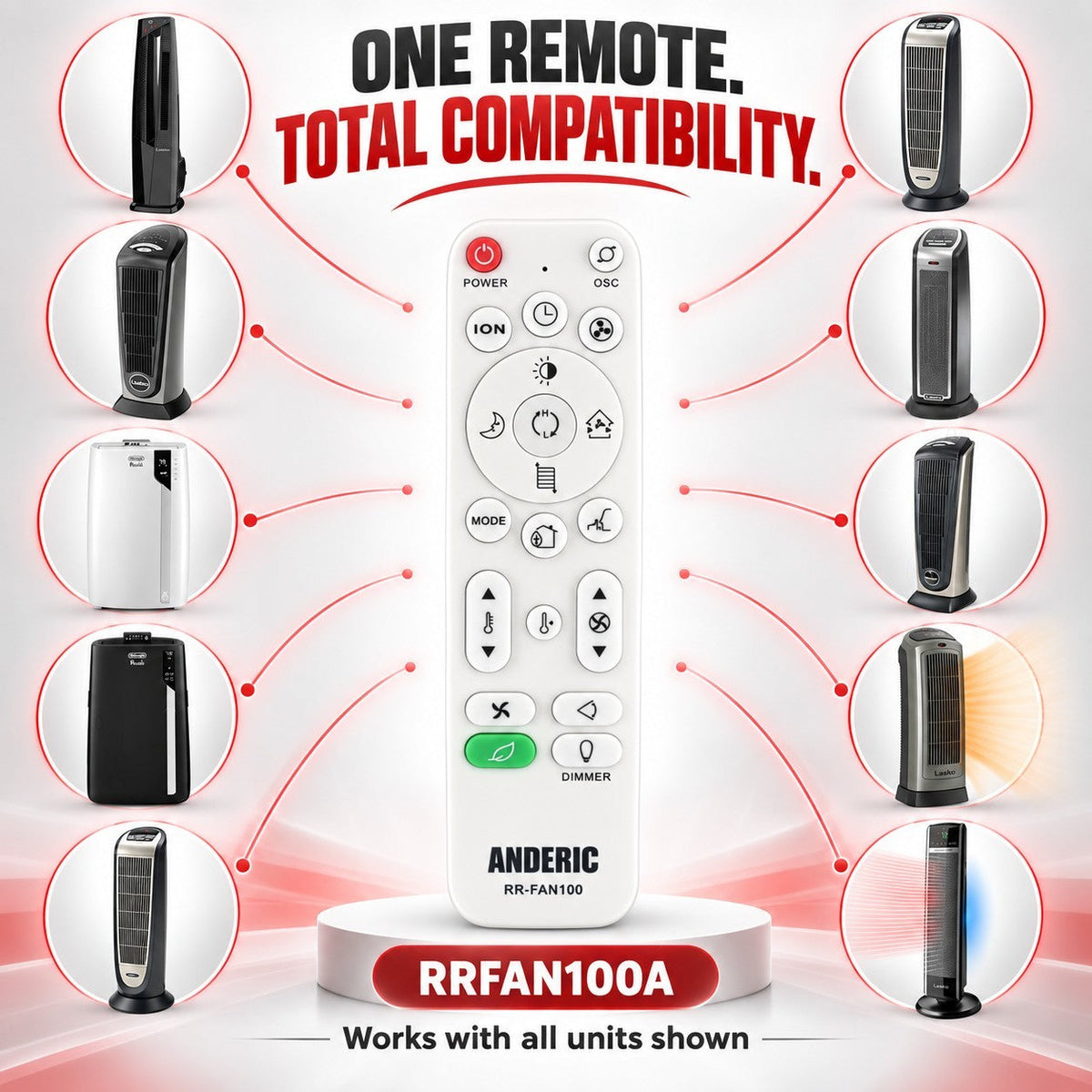 Lasko 2033630 Space Heater Remote Control