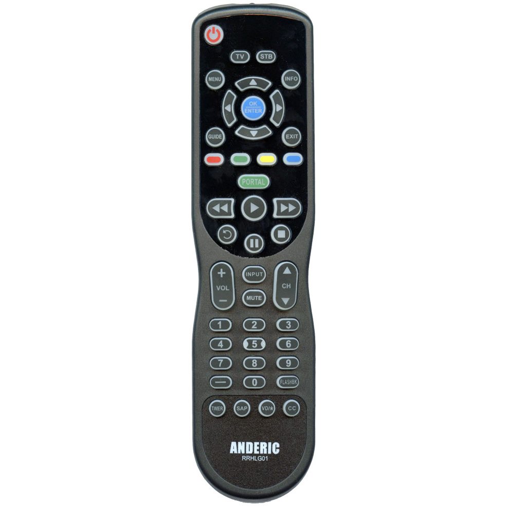 Anderic RRHLG01 Universal Hospitality 1-Device Remote Control Preprogrammed to LG