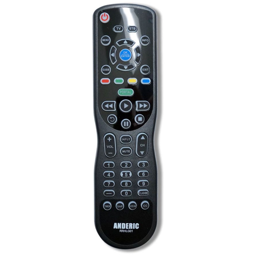 Anderic RRHLG01 Universal Hospitality 1-Device Remote Control Preprogrammed to LG