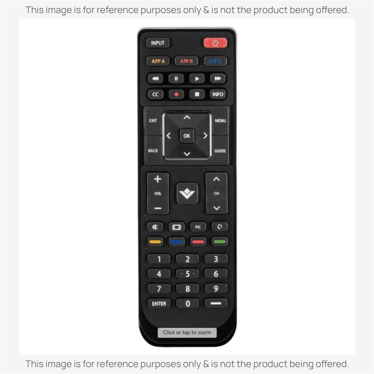 Insignia NSRMTVIZ17 For Vizio TV Remote Control