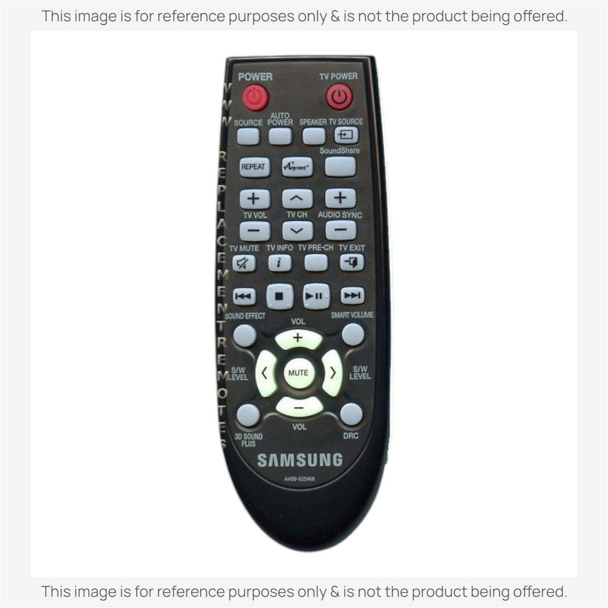 Samsung AH59-02546B Audio Remote Control - AH5902546B