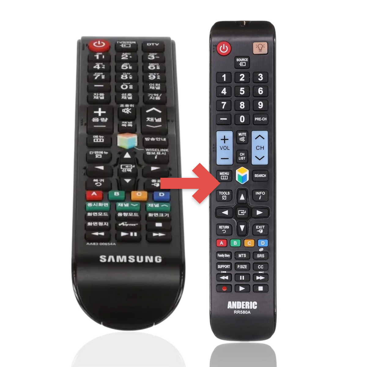 Samsung AA83-00654A TV Remote Control - AA8300654A