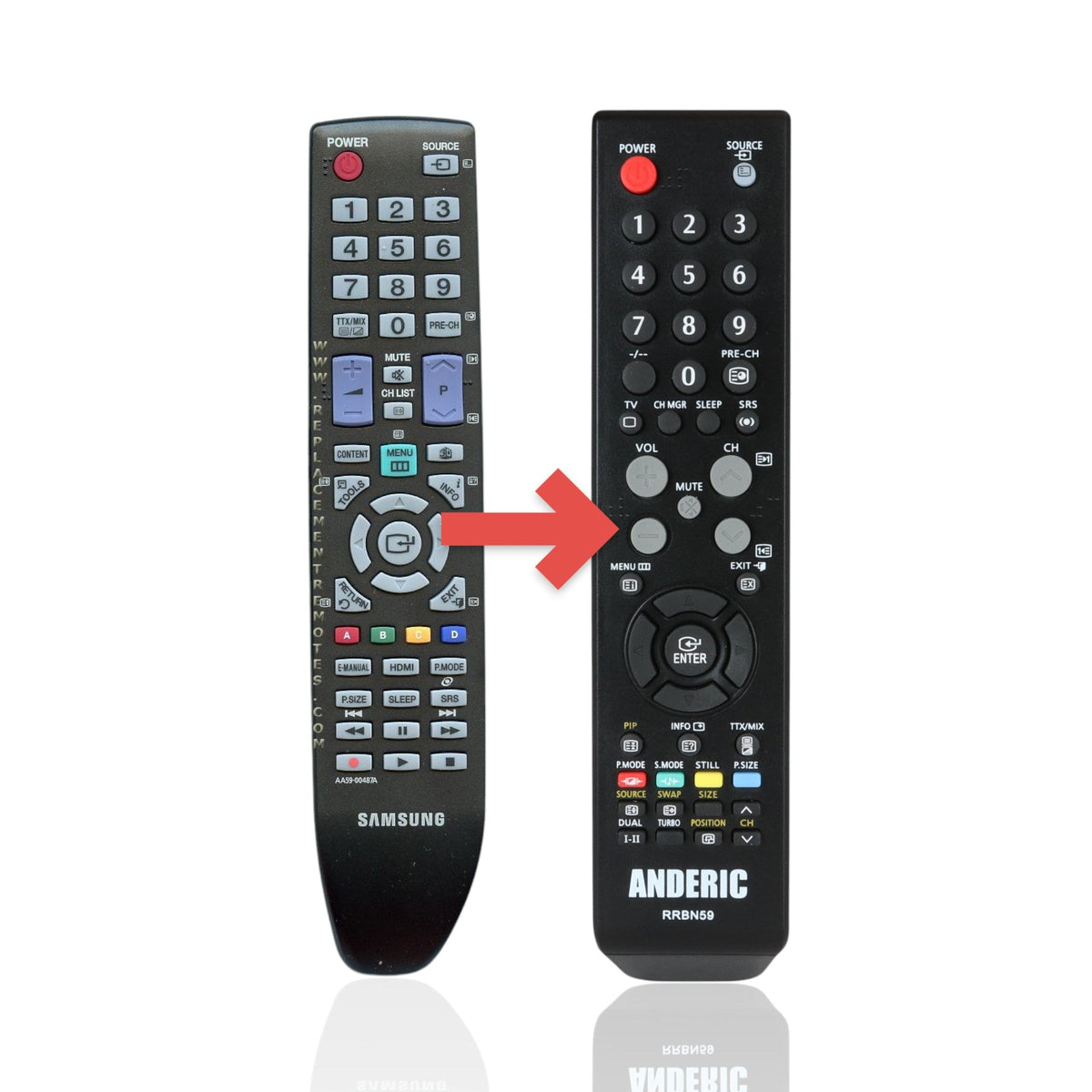 Samsung AA59-00487A TV Remote Control - AA5900487A