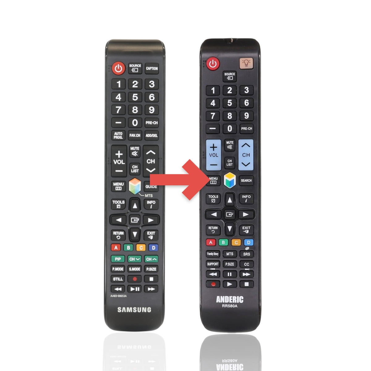 Samsung AA83-00653A TV Remote Control - AA8300653A