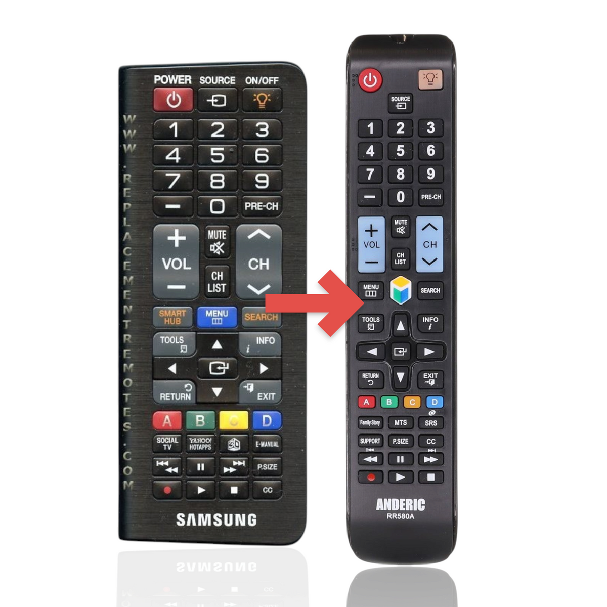 Samsung BN59-01134A TV Remote Control - BN5901134A