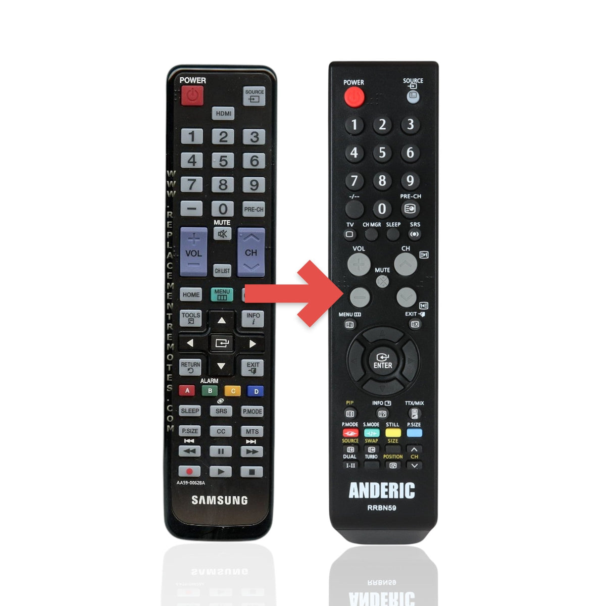Samsung AA59-00628A TV Remote Control - AA5900628A