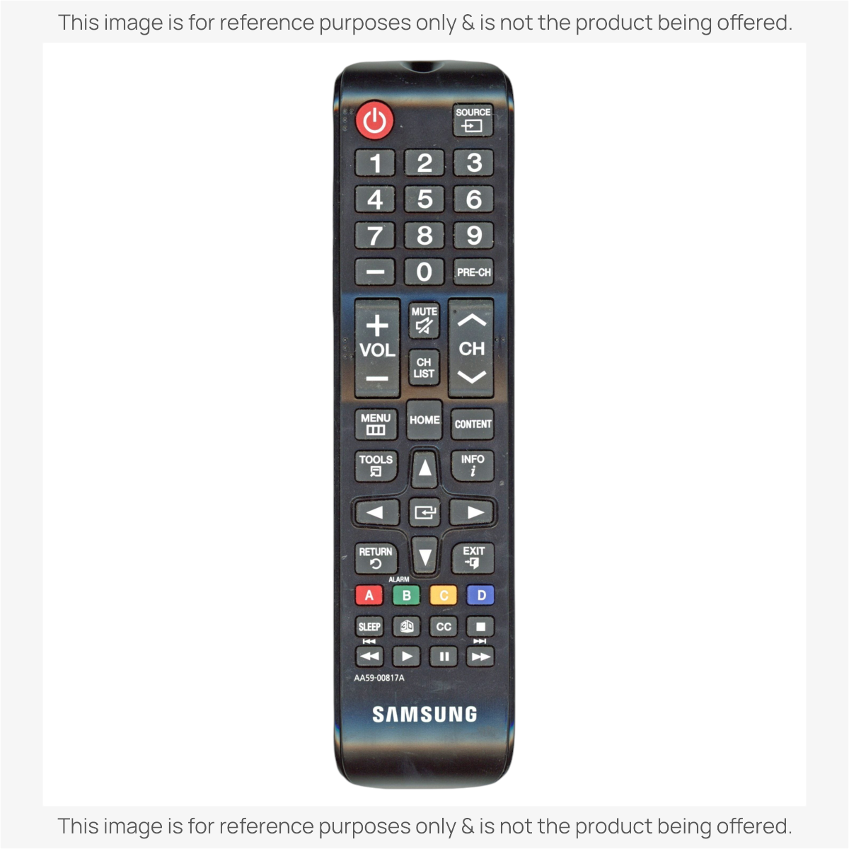 Samsung AA59-00817A Hospitality TV Remote Control - AA5900817A
