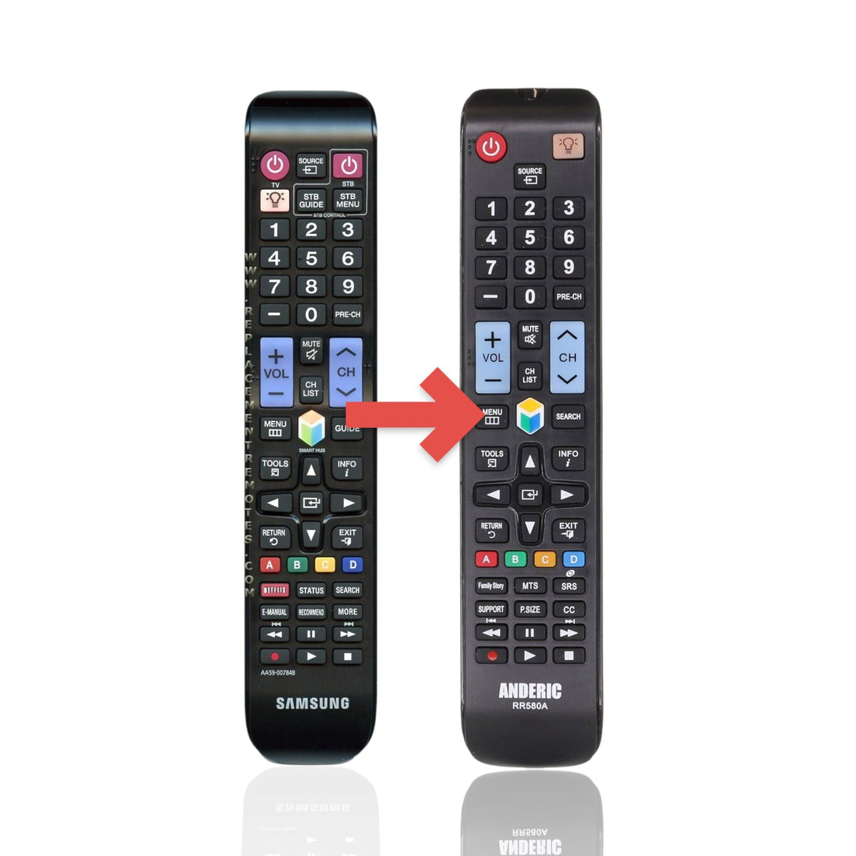 Samsung AA59-00784B TV Remote Control - AA5900784B
