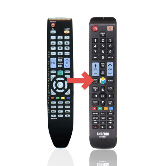 Anderic Substitute For Samsung BN5900673A TV Remote Control [RR580A]
