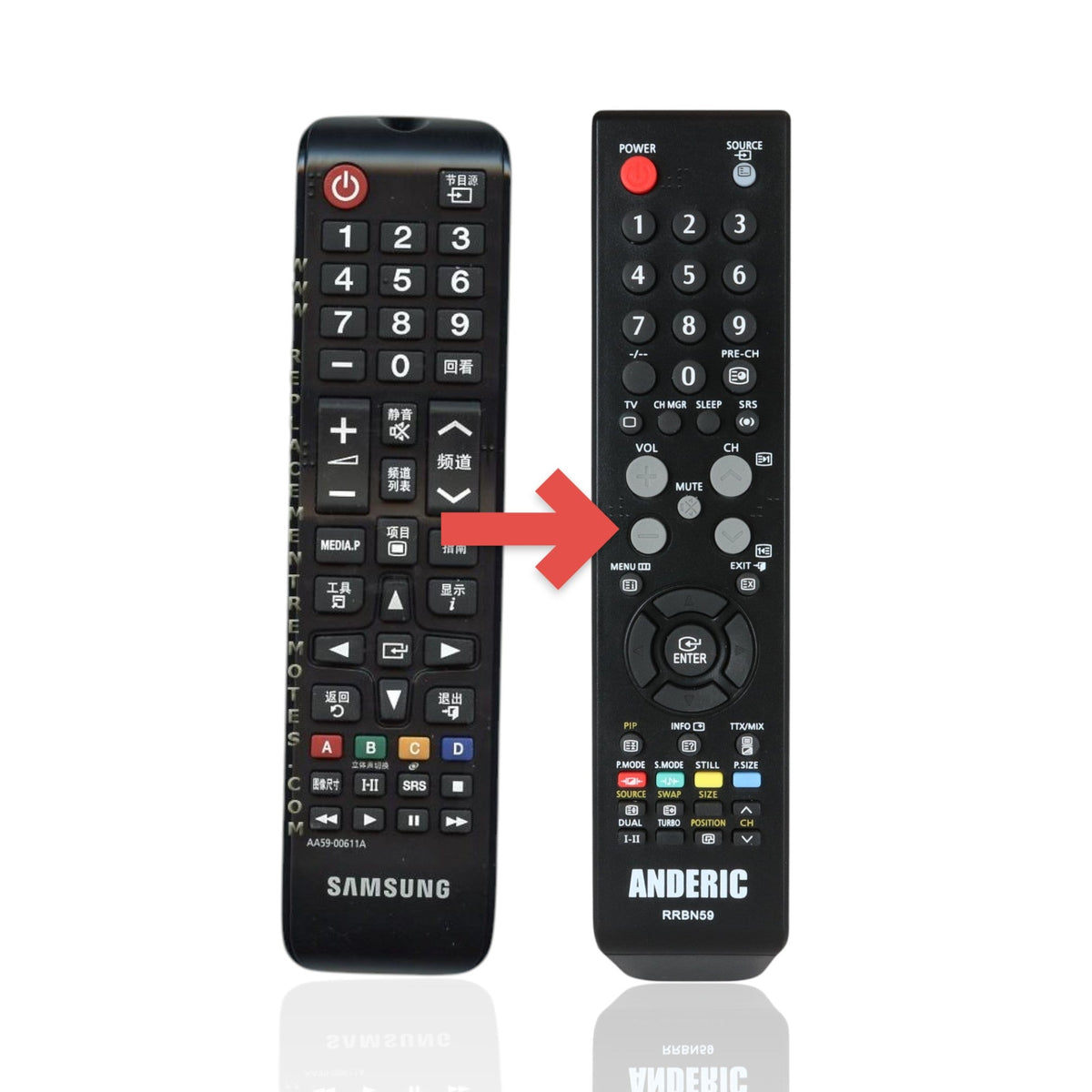 Samsung AA59-00611A TV Remote Control - AA5900611A