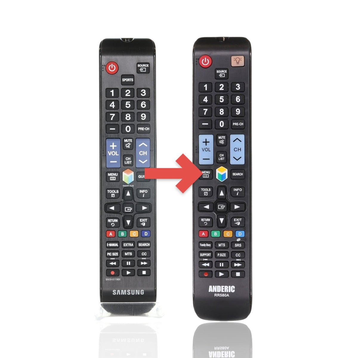 Samsung BN59-01198X For 2015 TM1260C TV Remote Control - BN5901198X
