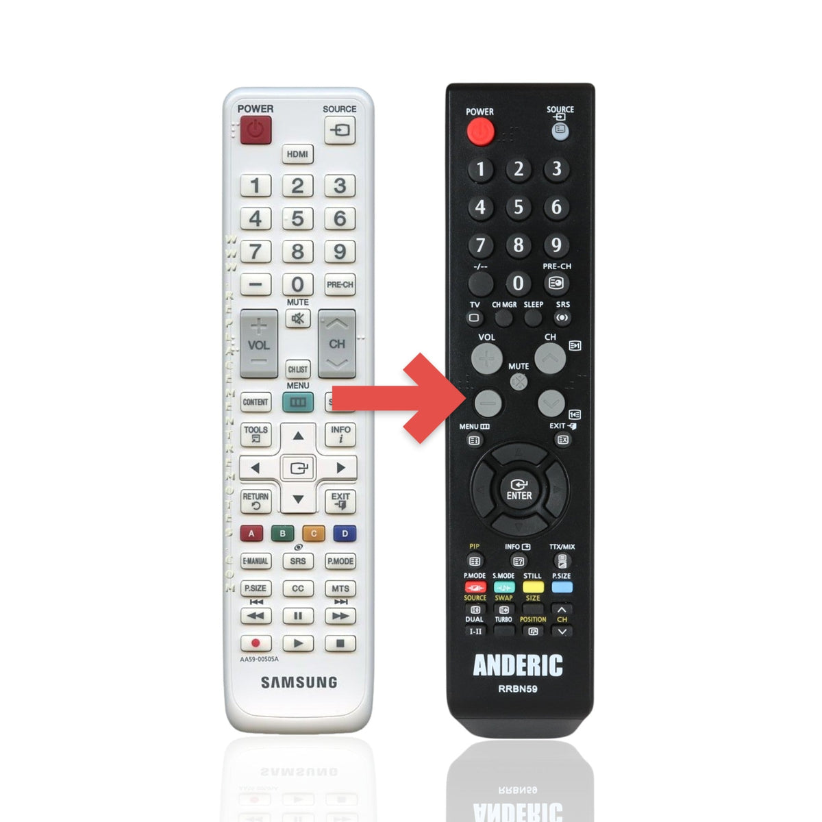 Samsung AA59-00505A TV Remote Control - AA5900505A