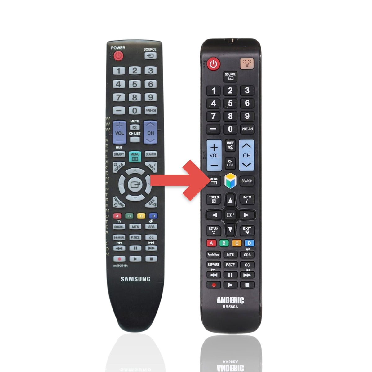 Samsung AA59-00548A TV Remote Control - AA5900548A