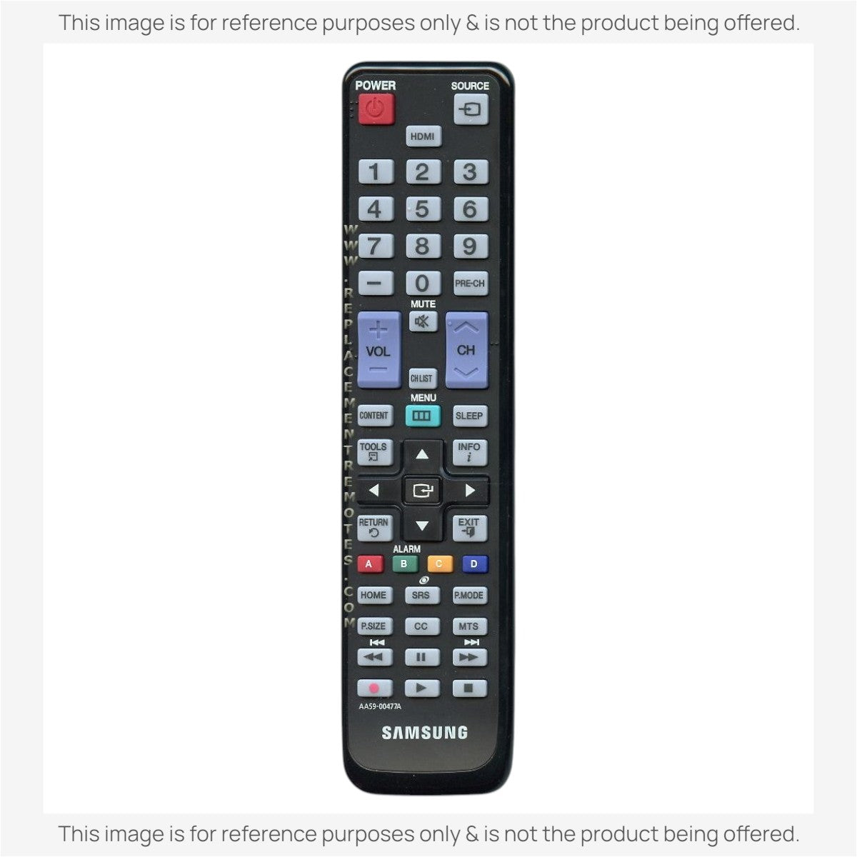 Samsung AA59-00477A TV Remote Control - AA5900477A