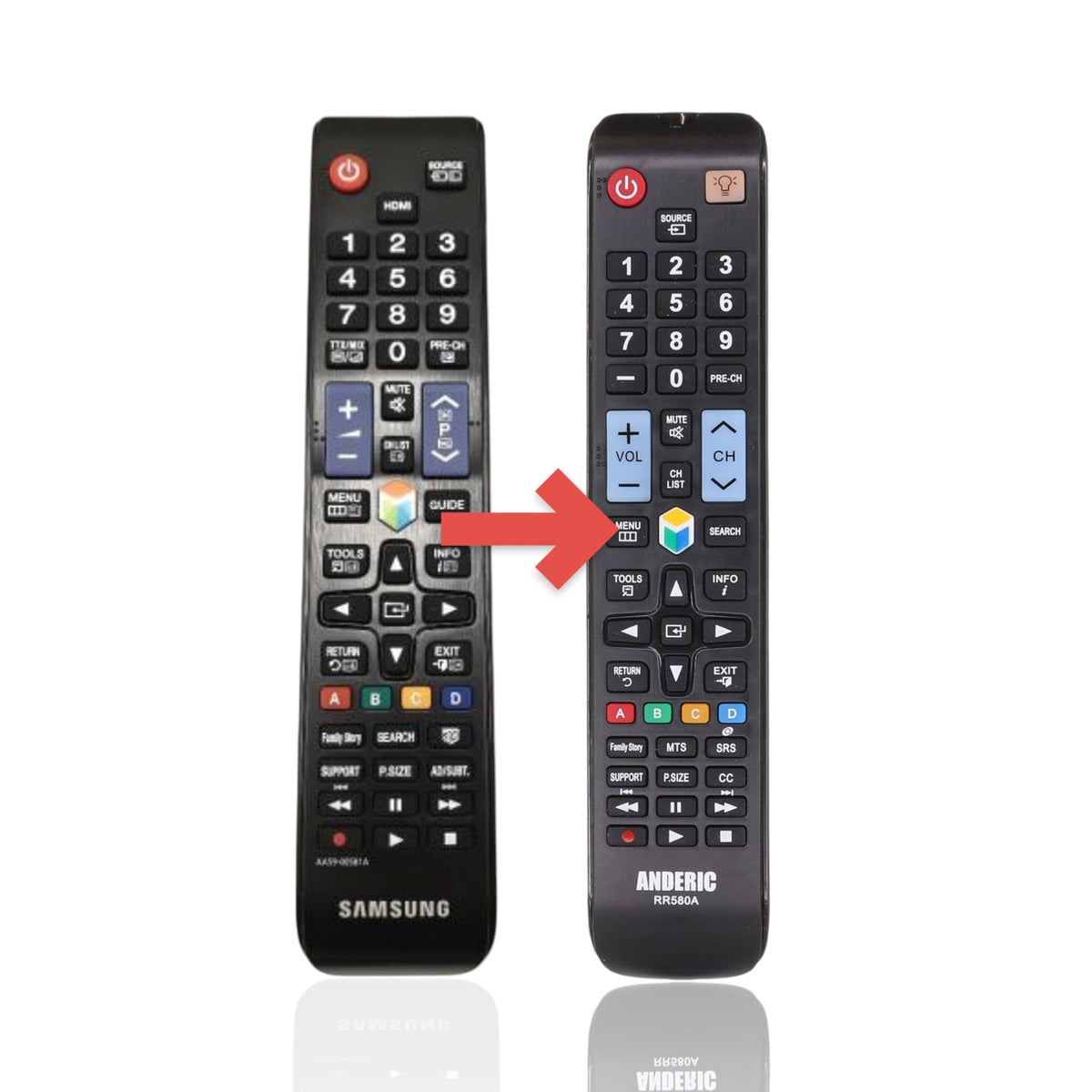 Samsung AA59-00581A TV Remote Control - AA5900581A