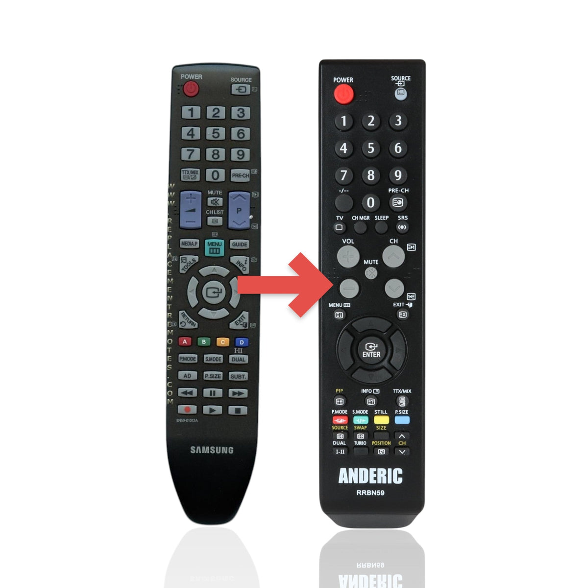 Samsung BN59-01012A TV Remote Control - BN5901012A