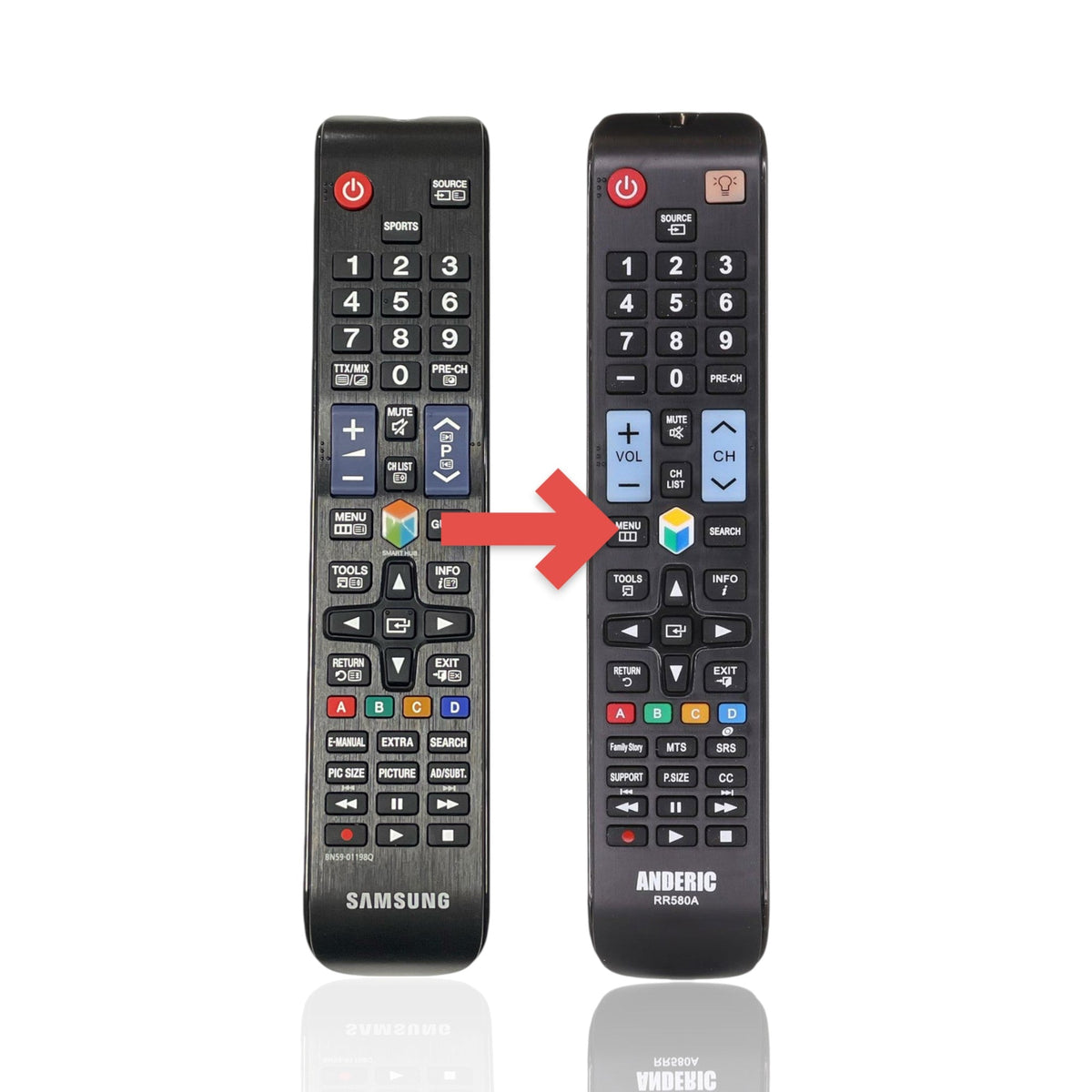 Samsung BN59-01198Q 2014 TV Remote Control - BN5901198Q