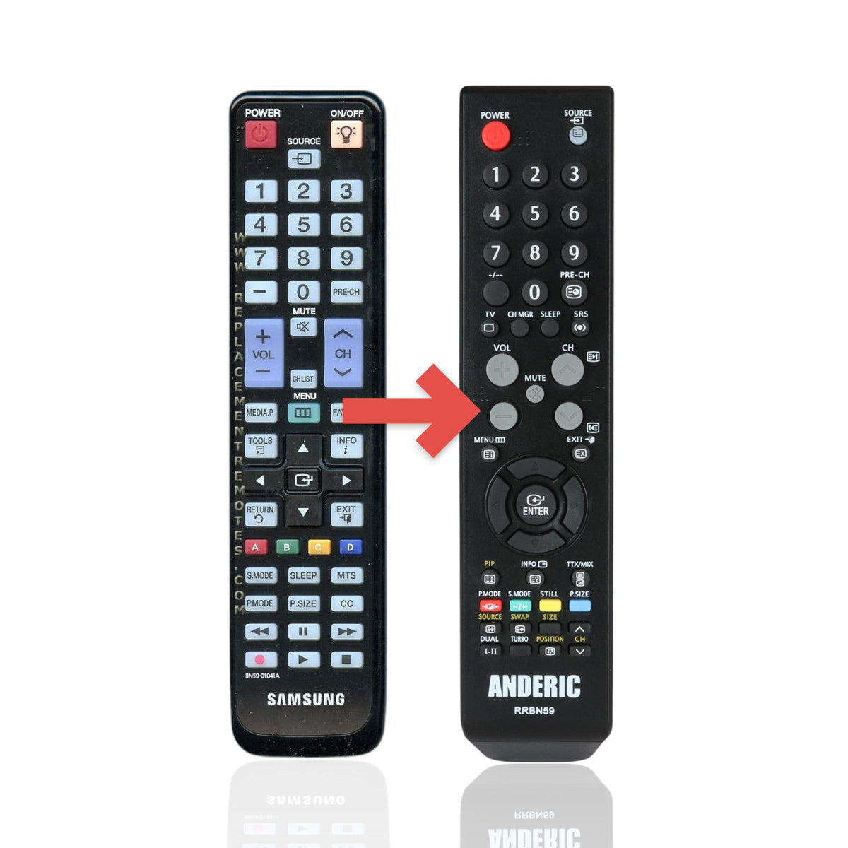 Samsung BN59-01041A TV Remote Control - BN5901041A