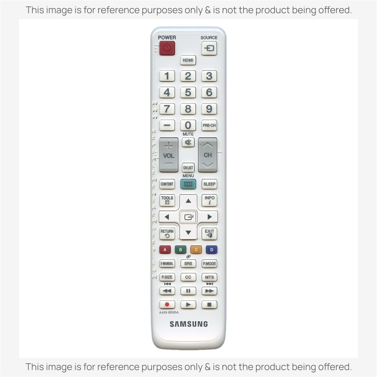 Samsung AA59-00505A TV Remote Control - AA5900505A