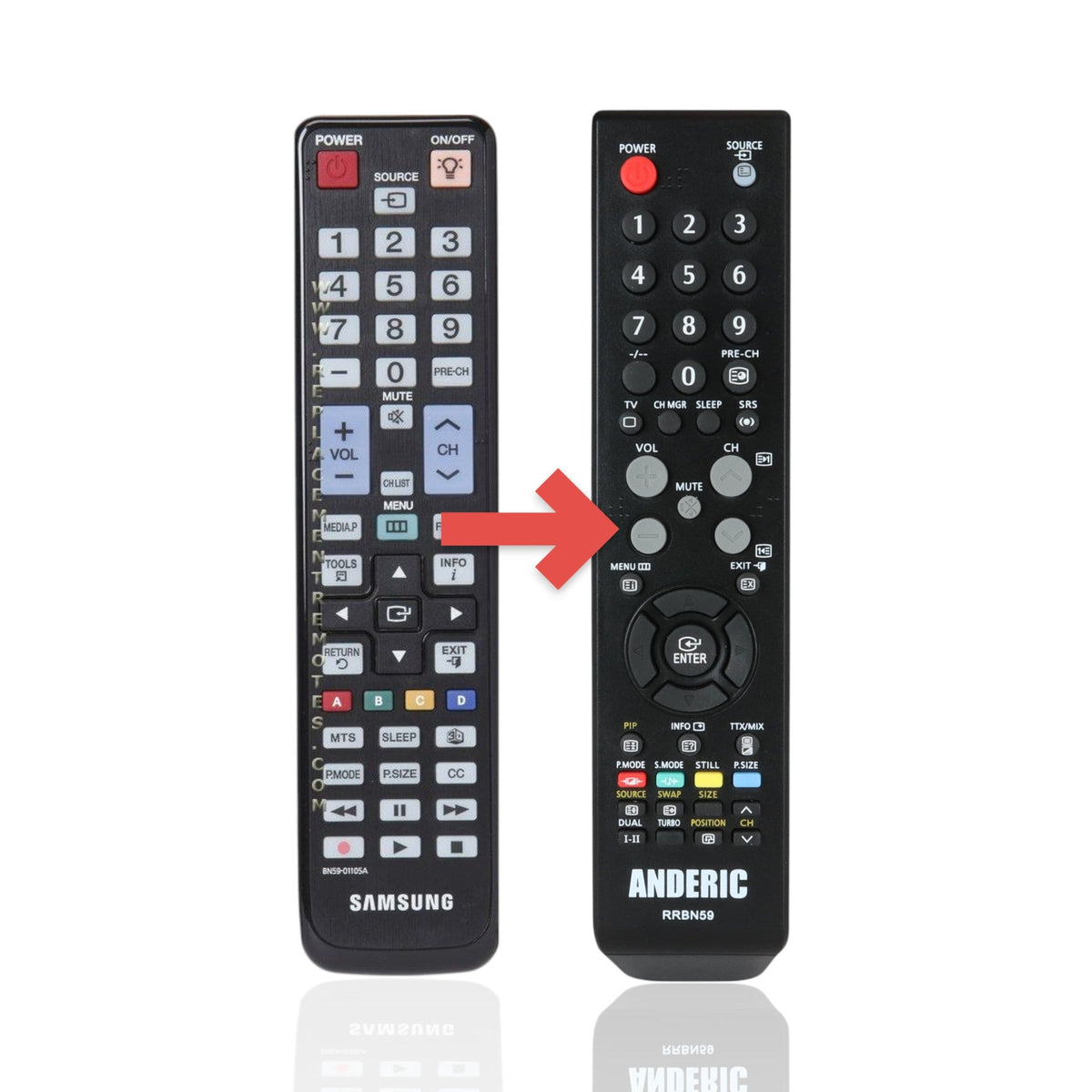 Samsung BN59-01105A TV Remote Control - BN5901105A