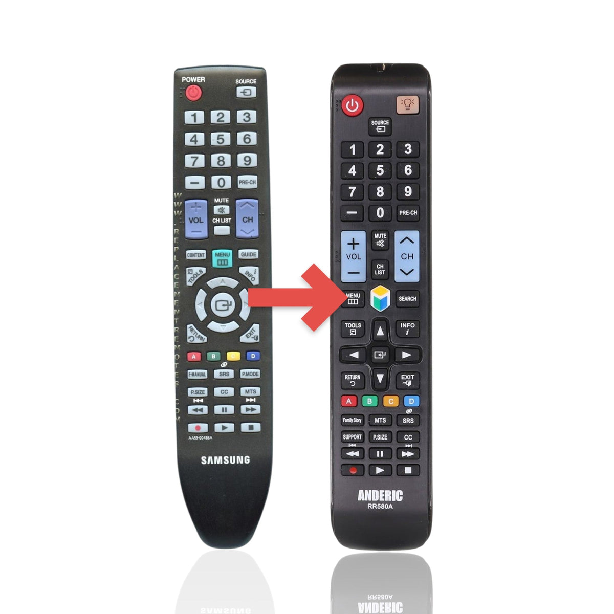 Samsung AA59-00486A TV Remote Control - AA5900486A