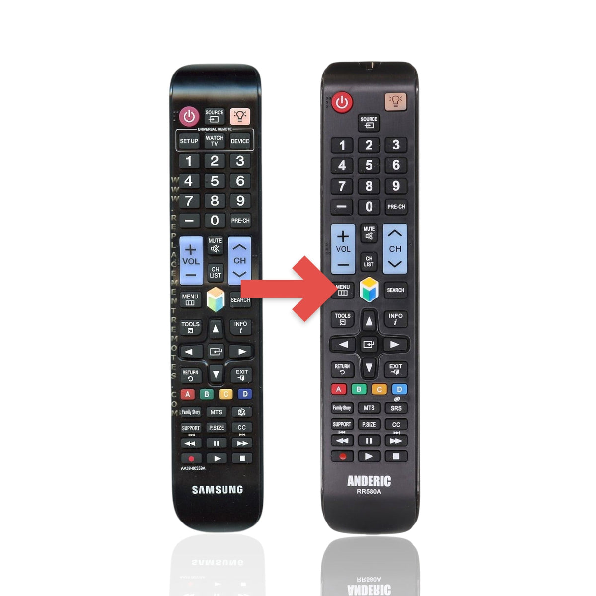 Samsung AA59-00559A TV Remote Control - AA5900559A