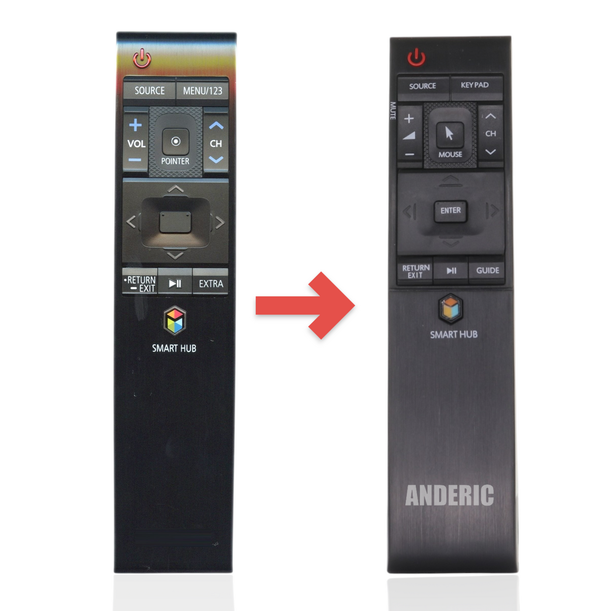 Samsung BN59-01220J SMART RF TV Remote Control - BN59-01220J - BN5901220J