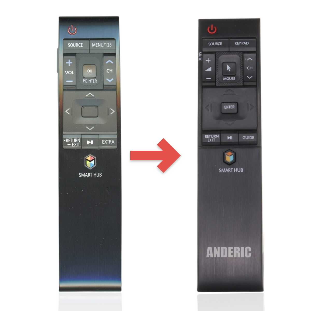 Samsung BN59-01232A RF SMART TV Remote Control - BN5901232A