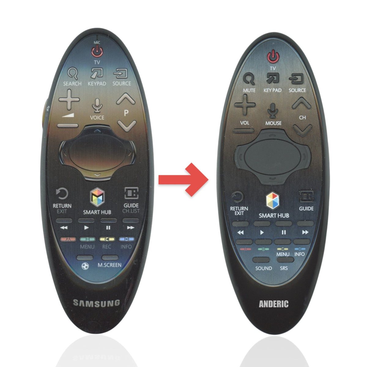 Samsung BN59-01185B / RMCTPH1AP1 Smart TV Remote Control | Wand | RF | VOICE - BN5901185B